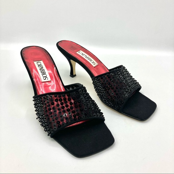 Y2k embellished mesh heels heels - Picture 4 of 7